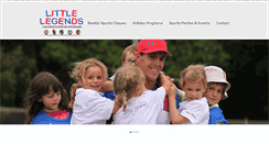 Desktop Screenshot of littlelegends.net.au