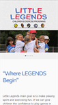 Mobile Screenshot of littlelegends.net.au