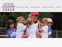 Tablet Screenshot of littlelegends.net.au